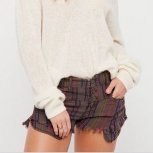 Free people morning rain shorts